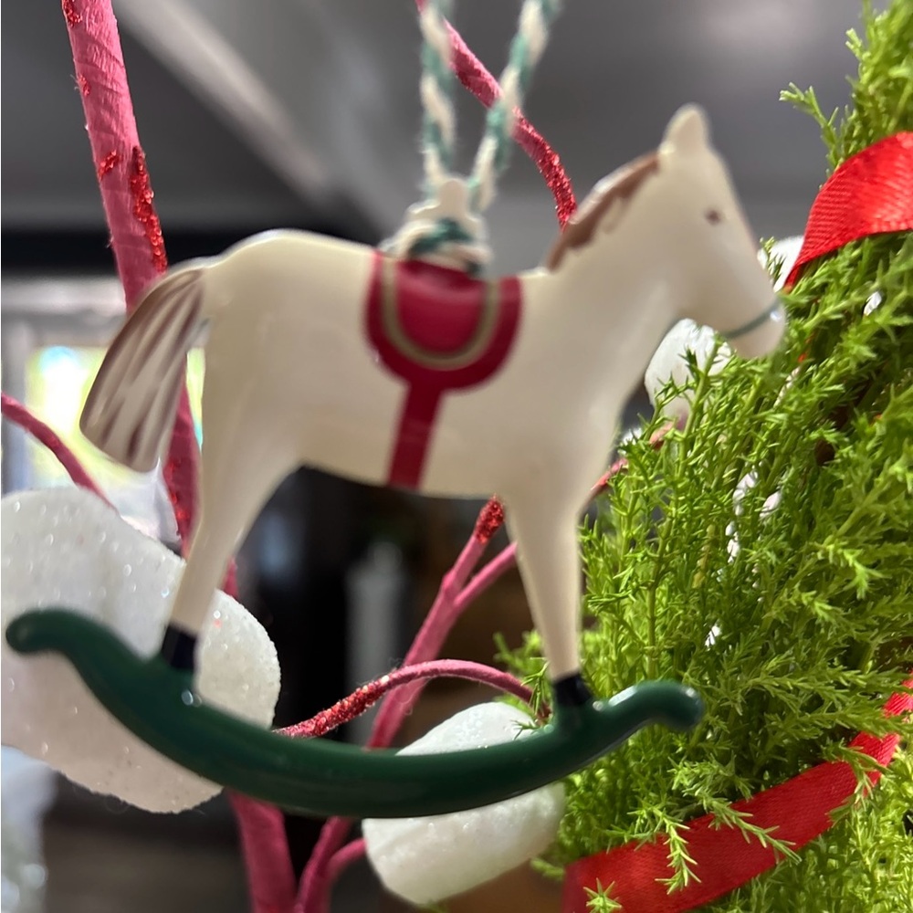 Maileg ROCKING HORSE Ornament Metal 2025 NWOT Christmas Holiday collectible gift